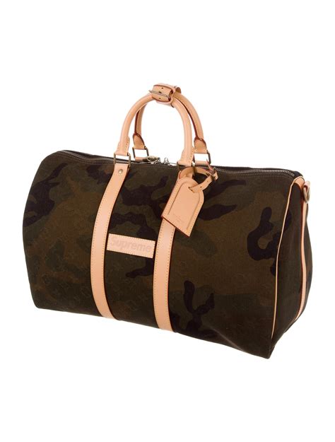 supreme louis vuitton camouflage|louis vuitton camo bag.